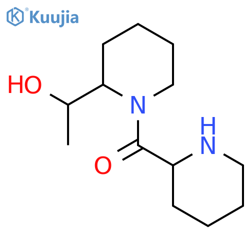 (2-(1-Hydroxyethyl)piperidin-1-yl)(piperidin-2-yl)methanone structure