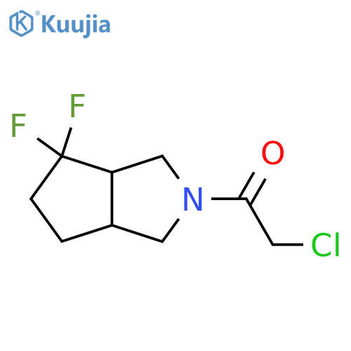 2-chloro-1-(4,4-difluorohexahydrocyclopenta[c]pyrrol-2(1H)-yl)ethan-1-one structure