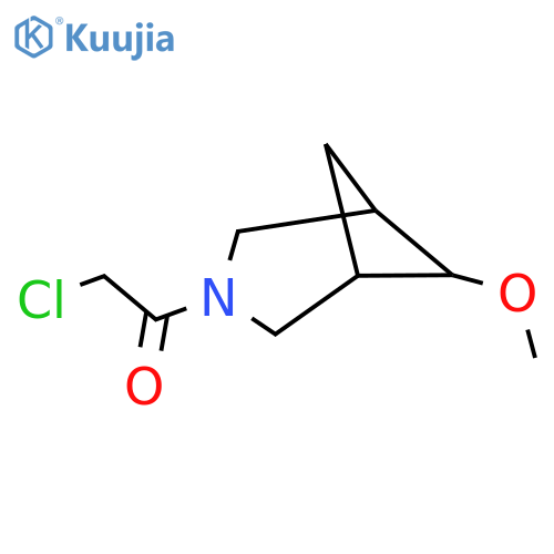 2-Chloro-1-(6-methoxy-3-azabicyclo[3.1.1]heptan-3-yl)ethan-1-one structure