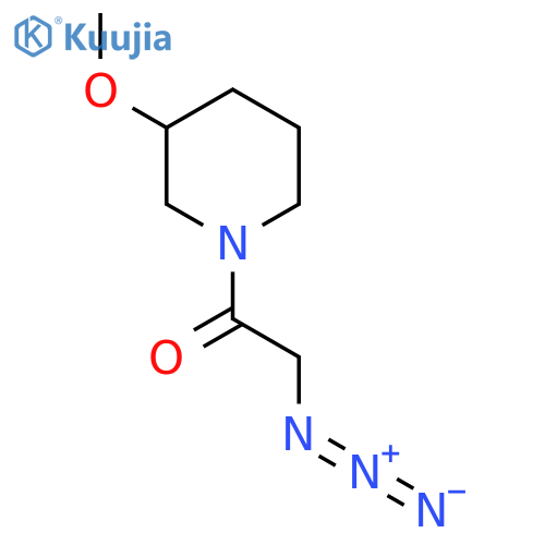2-Azido-1-(3-methoxypiperidin-1-yl)ethan-1-one structure