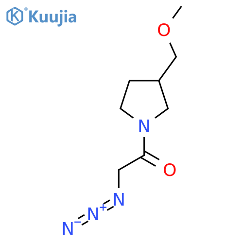 2-Azido-1-(3-(methoxymethyl)pyrrolidin-1-yl)ethan-1-one structure
