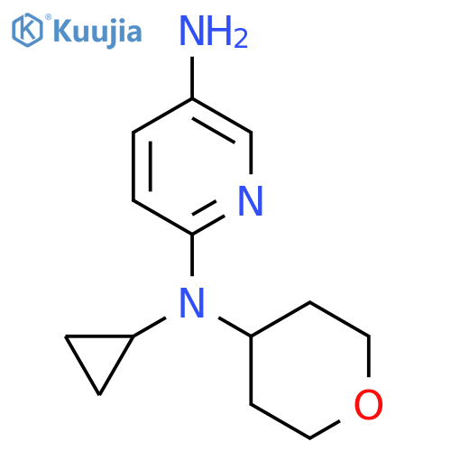 N2-Cyclopropyl-N2-(tetrahydro-2H-pyran-4-yl)pyridine-2,5-diamine structure