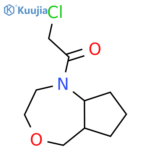 2-chloro-1-(octahydro-1H-cyclopenta[e][1,4]oxazepin-1-yl)ethan-1-one structure