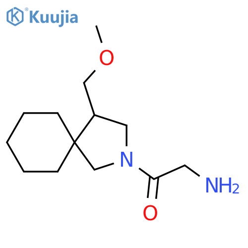 2-Amino-1-(4-(methoxymethyl)-2-azaspiro[4.5]decan-2-yl)ethan-1-one structure