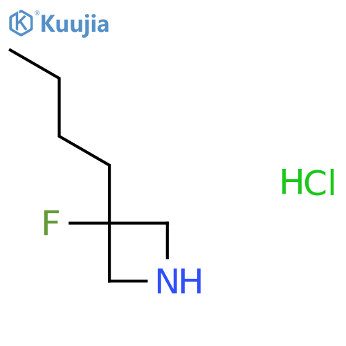 3-Butyl-3-fluoroazetidine hydrochloride structure