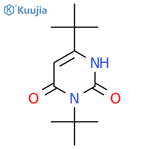 3,6-Di-tert-butyl-1,2,3,4-tetrahydropyrimidine-2,4-dione structure