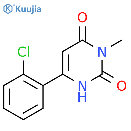 6-(2-Chlorophenyl)-3-methyl-1,2,3,4-tetrahydropyrimidine-2,4-dione structure