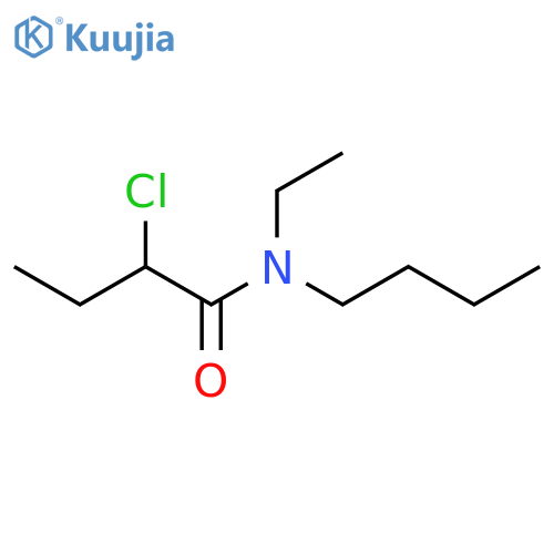 N-Butyl-2-chloro-N-ethylbutanamide structure