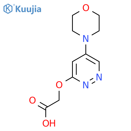 2-((5-Morpholinopyridazin-3-yl)oxy)acetic acid structure