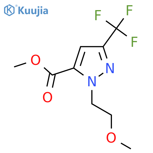 methyl 1-(2-methoxyethyl)-3-(trifluoromethyl)-1H-pyrazole-5-carboxylate structure
