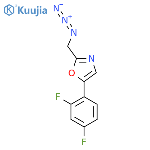 2-(Azidomethyl)-5-(2,4-difluorophenyl)oxazole structure