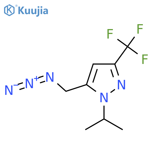 5-(Azidomethyl)-1-isopropyl-3-(trifluoromethyl)-1H-pyrazole structure