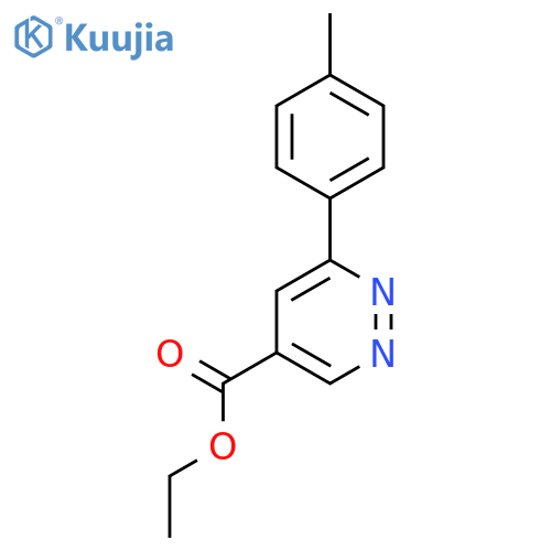ethyl 6-(p-tolyl)pyridazine-4-carboxylate structure