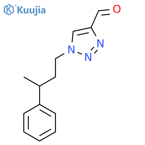 1-(3-Phenylbutyl)-1H-1,2,3-triazole-4-carbaldehyde structure