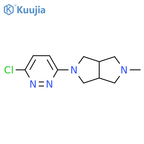 2-(6-Chloropyridazin-3-yl)-5-methyloctahydropyrrolo[3,4-c]pyrrole structure