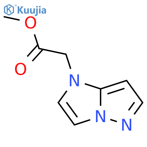 methyl 2-(1H-imidazo[1,2-b]pyrazol-1-yl)acetate structure