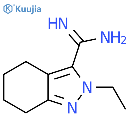 2-ethyl-4,5,6,7-tetrahydro-2H-indazole-3-carboximidamide structure
