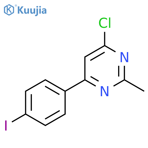 4-Chloro-6-(4-iodophenyl)-2-methylpyrimidine structure