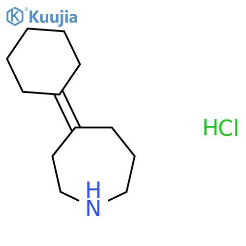 4-Cyclohexylideneazepane hydrochloride structure
