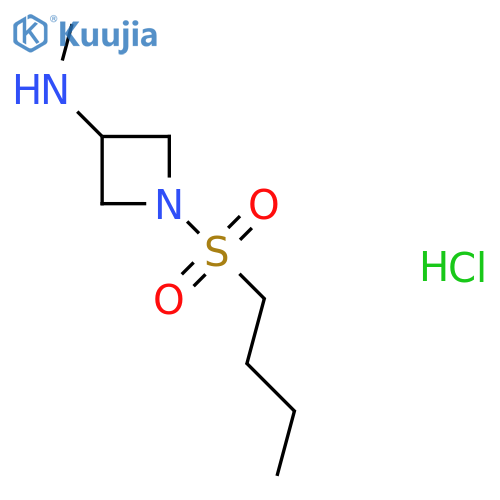 1-(Butylsulfonyl)-N-methylazetidin-3-amine hydrochloride structure