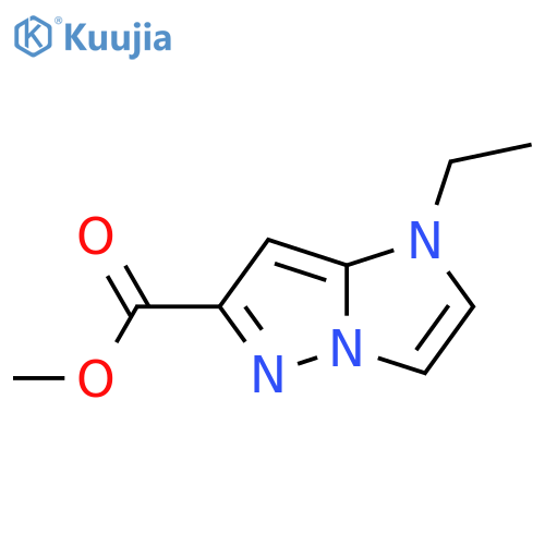 methyl 1-ethyl-1H-imidazo[1,2-b]pyrazole-6-carboxylate structure