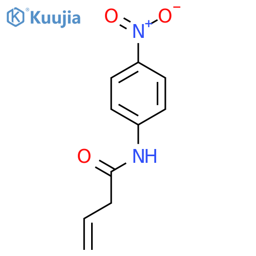 3-Butenamide, N-(4-nitrophenyl)- structure