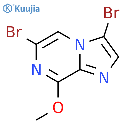 3,6-Dibromo-8-methoxyimidazo1,2-apyrazine structure