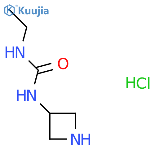 1-(Azetidin-3-yl)-3-ethylurea hydrochloride structure
