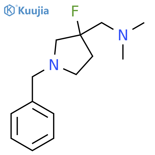 [(1-Benzyl-3-fluoropyrrolidin-3-yl)methyl]dimethylamine structure