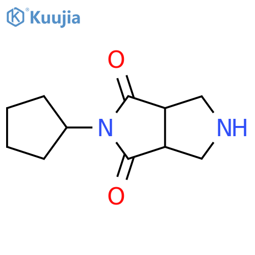 2-cyclopentyltetrahydropyrrolo[3,4-c]pyrrole-1,3(2H,3aH)-dione structure