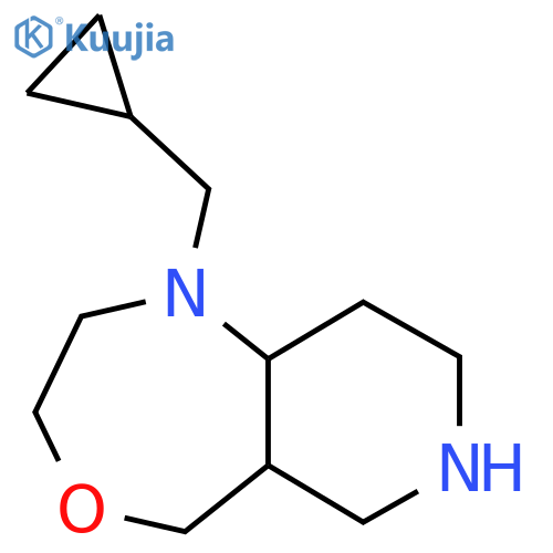 1-(Cyclopropylmethyl)decahydropyrido[4,3-e][1,4]oxazepine structure