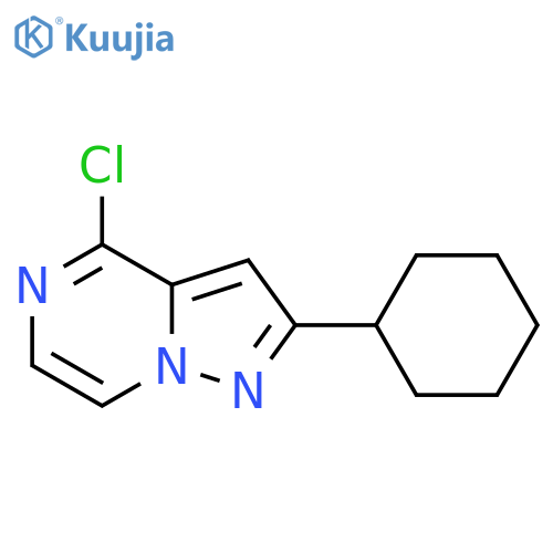 4-Chloro-2-cyclohexylpyrazolo[1,5-a]pyrazine structure