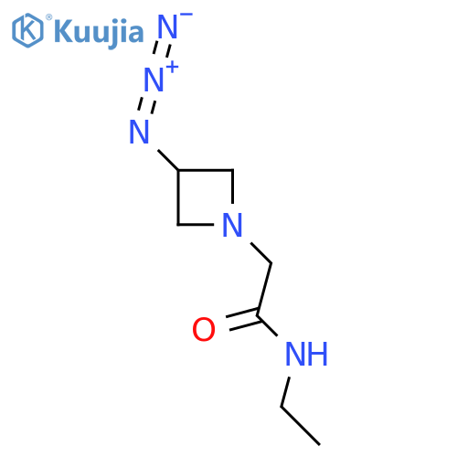 2-(3-Azidoazetidin-1-yl)-N-ethylacetamide structure