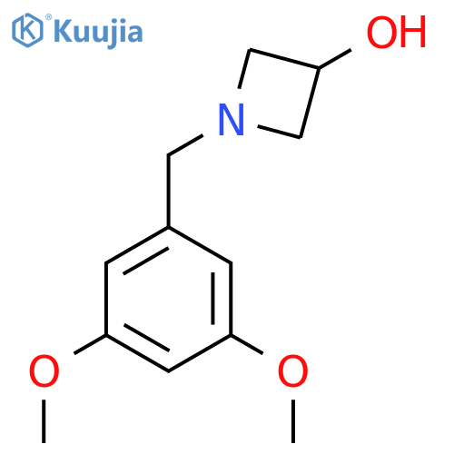 1-(3,5-Dimethoxybenzyl)azetidin-3-ol structure