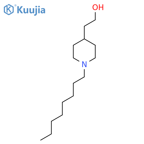 2-(1-Octylpiperidin-4-yl)ethan-1-ol structure