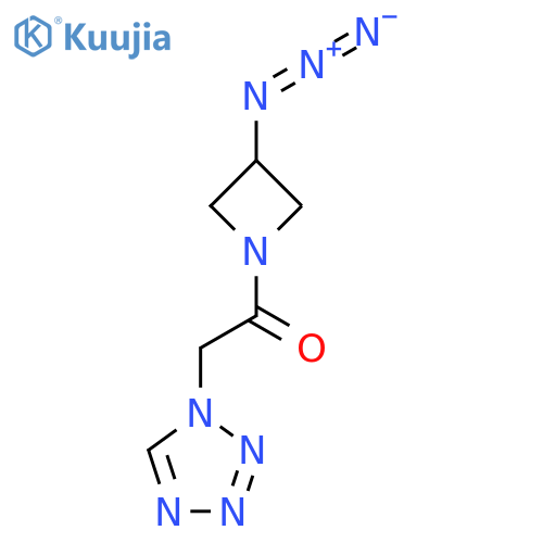 1-(3-Azidoazetidin-1-yl)-2-(1H-tetrazol-1-yl)ethan-1-one structure