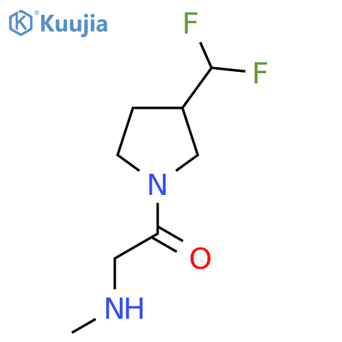 1-(3-(Difluoromethyl)pyrrolidin-1-yl)-2-(methylamino)ethan-1-one structure