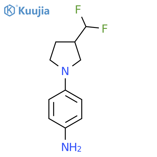 4-(3-(Difluoromethyl)pyrrolidin-1-yl)aniline structure