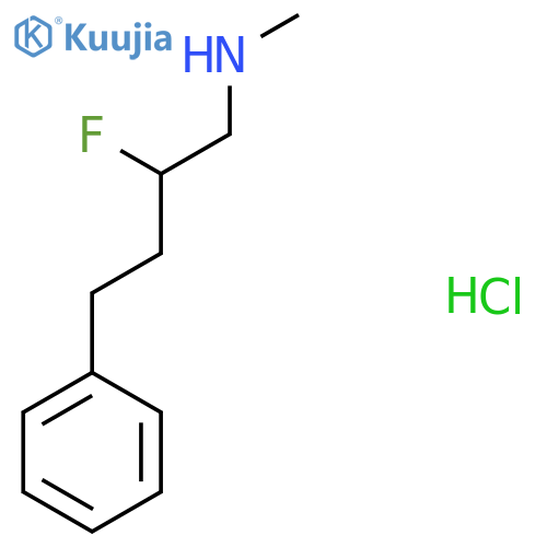 (2-Fluoro-4-phenylbutyl)(methyl)amine hydrochloride structure