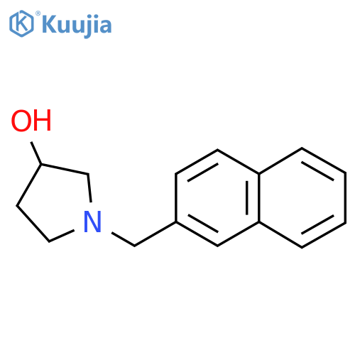 1-(Naphthalen-2-ylmethyl)pyrrolidin-3-ol structure