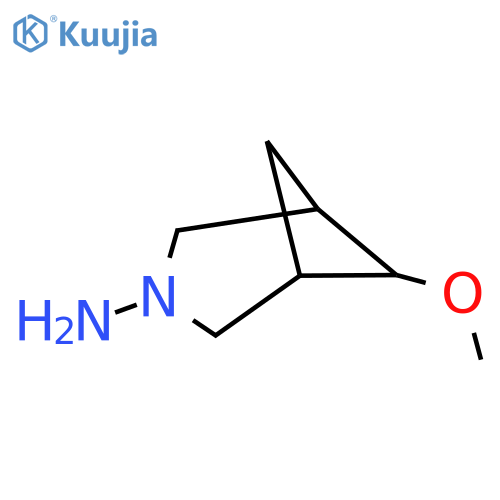 6-Methoxy-3-azabicyclo[3.1.1]heptan-3-amine structure