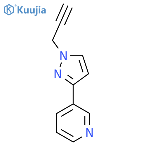 3-(1-(Prop-2-yn-1-yl)-1H-pyrazol-3-yl)pyridine structure
