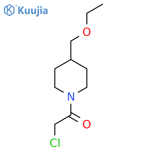 2-Chloro-1-(4-(ethoxymethyl)piperidin-1-yl)ethan-1-one structure