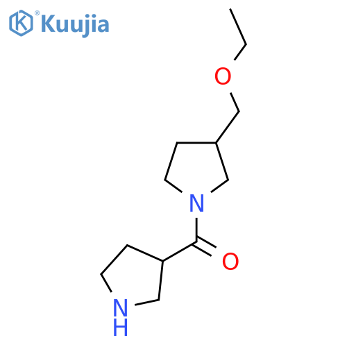 (3-(Ethoxymethyl)pyrrolidin-1-yl)(pyrrolidin-3-yl)methanone structure