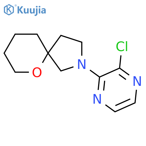 2-(3-Chloropyrazin-2-yl)-6-oxa-2-azaspiro[4.5]decane structure