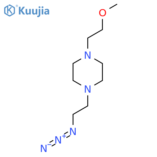 1-(2-Azidoethyl)-4-(2-methoxyethyl)piperazine structure