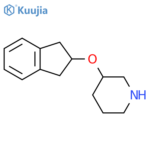 3-((2,3-dihydro-1H-inden-2-yl)oxy)piperidine structure