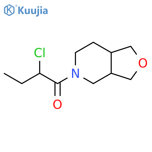 2-chloro-1-(hexahydrofuro[3,4-c]pyridin-5(3H)-yl)butan-1-one structure