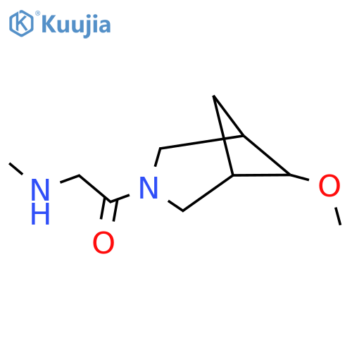 1-(6-Methoxy-3-azabicyclo[3.1.1]heptan-3-yl)-2-(methylamino)ethan-1-one structure