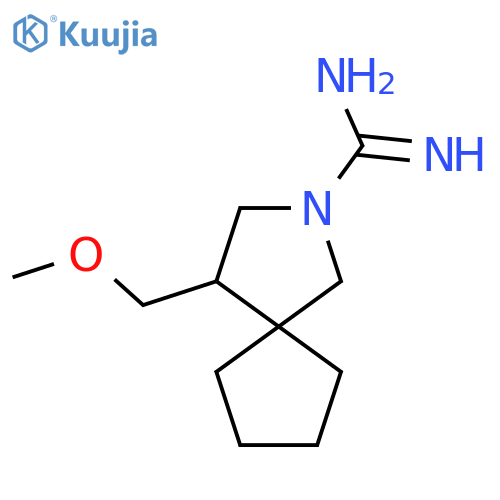 4-(Methoxymethyl)-2-azaspiro[4.4]nonane-2-carboximidamide structure